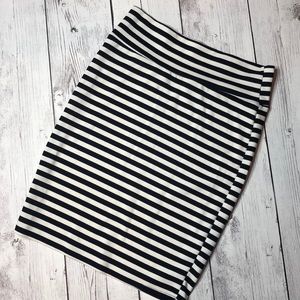 EUC Dark Navy/White Stripe LLR Cassie Skirt